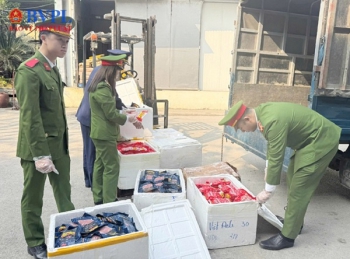 Thu giữ, tiêu hủy gần 2 tấn thực phẩm bẩn