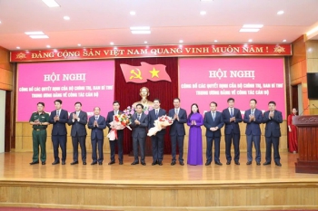 Đồng chí Nguyễn Hoài Anh và đồng chí Nguyễn Hồng Phong giữ chức Phó Bí thư Tỉnh ủy Thanh Hóa