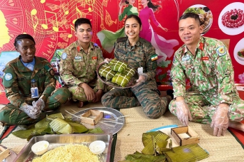 Tết Việt của những chiến sĩ mũ nồi xanh giữa ‘chảo lửa’ Abyei