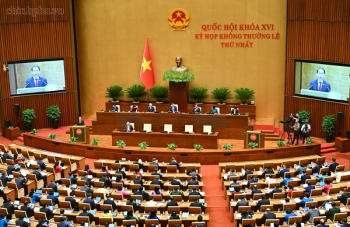 Quốc hội nghe báo cáo về 2 dự án luật trong lĩnh vực phổ biến, giáo dục pháp luật và trách nhiệm bồi thường của Nhà nước