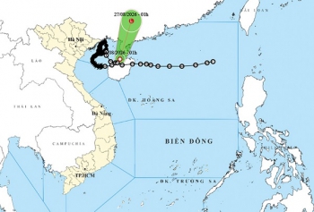 Bão số 4 suy yếu thành áp thấp nhiệt đới, Bắc Bộ mưa to cục bộ