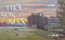 Khai mạc triển lãm ‘Trời, Non, Nước’ quy tụ 20 tác phẩm hội họa của vua Hàm Nghi