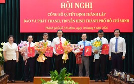Công bố quyết định thành lập Báo và Phát thanh, Truyền hình TPHCM