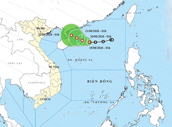 Áp thấp nhiệt đới gây biển động, Bắc Bộ và Bắc Trung Bộ mưa lớn
