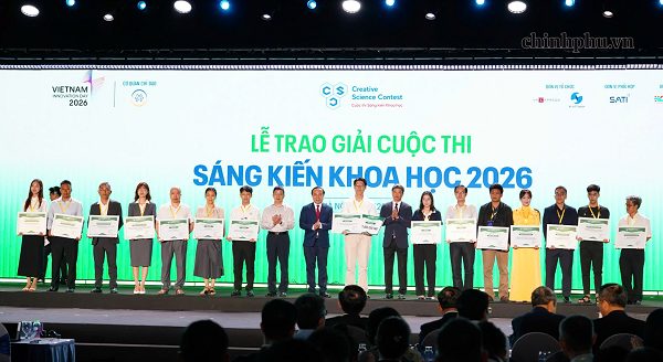 Trao 15 giải Sáng kiến Khoa học 2026: Lan tỏa những sáng kiến vì cộng đồng